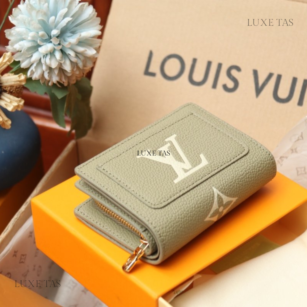 Tourterelle Crème Cléa Wallet Leather Wallet for Women