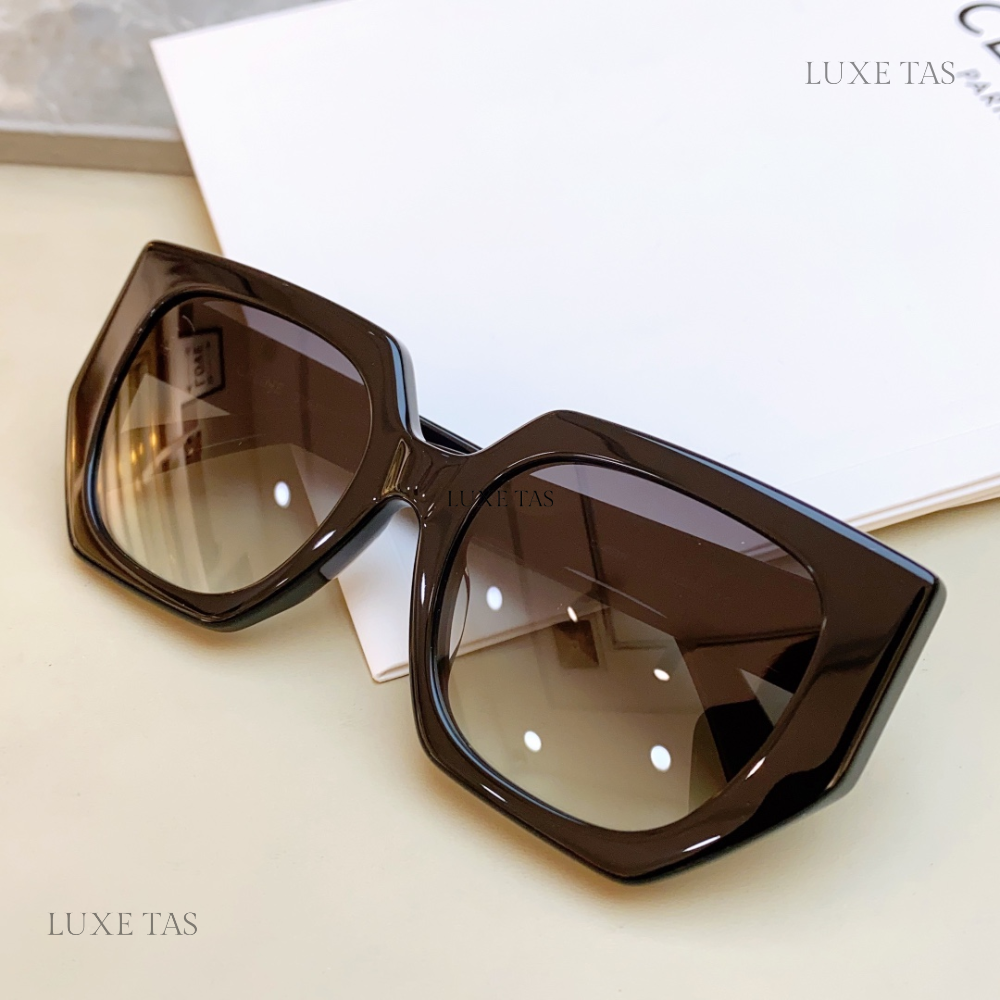 Triomphe Oversized Square-frame Acetate Sunglasses Designer Sunglasses for Women