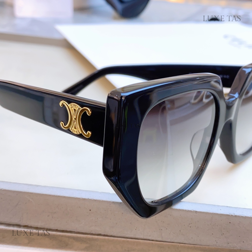 Triomphe Oversized Square-frame Acetate Sunglasses Designer Sunglasses for Women