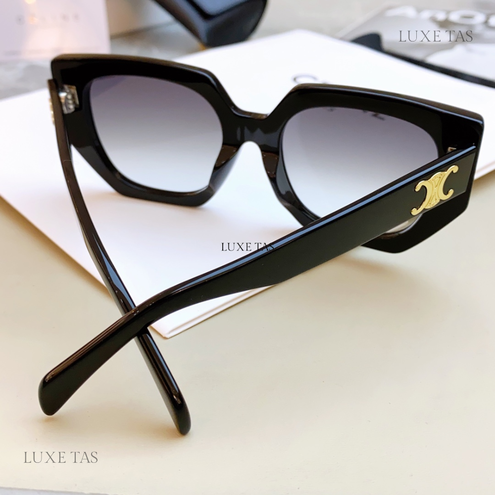 Triomphe Oversized Square-frame Acetate Sunglasses Designer Sunglasses for Women