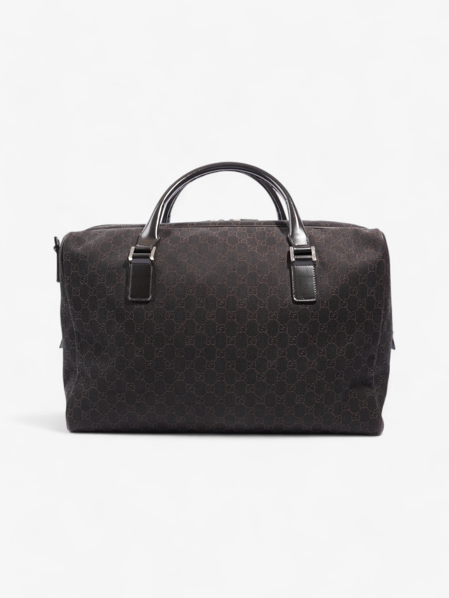 Gucci Boston Travel Bag GG Supreme / Brown Canvas