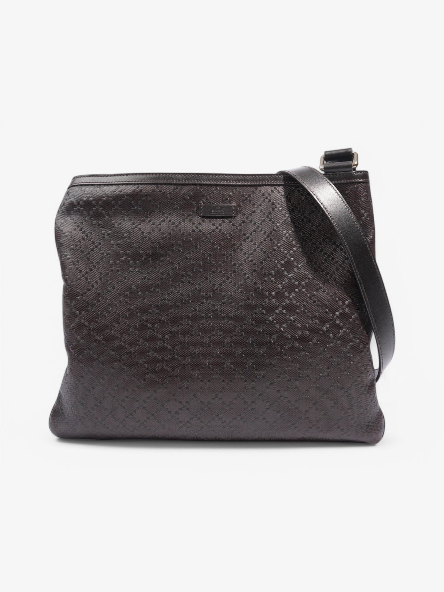 Gucci GG Imprime Messenger Dark Brown Coated Canvas