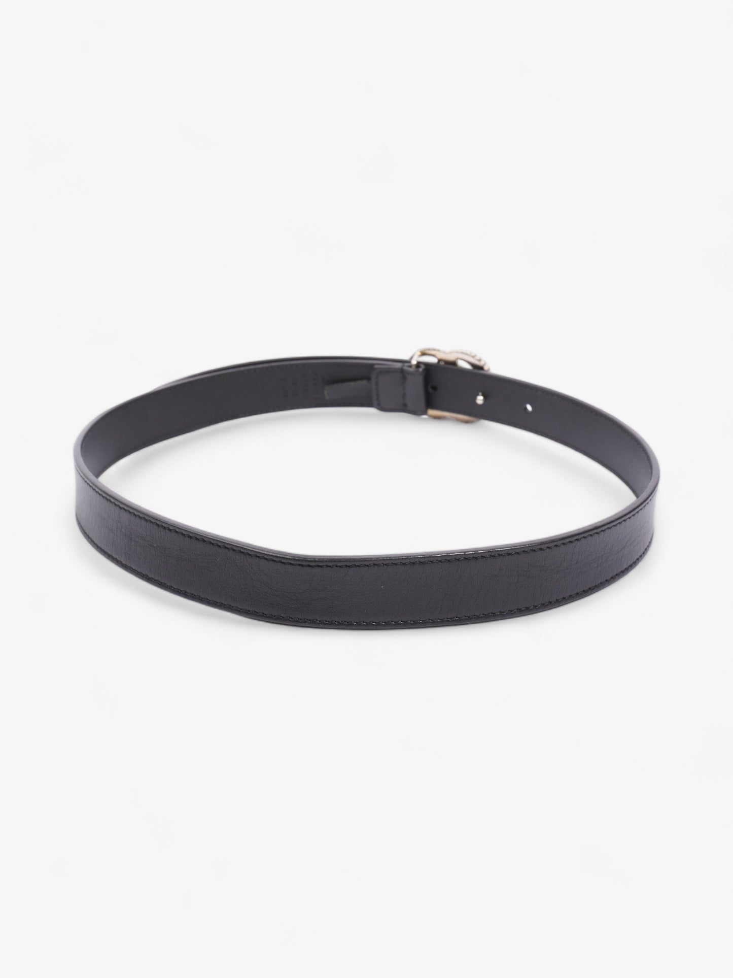 Gucci GG Belt Black Leather 70cm 28"