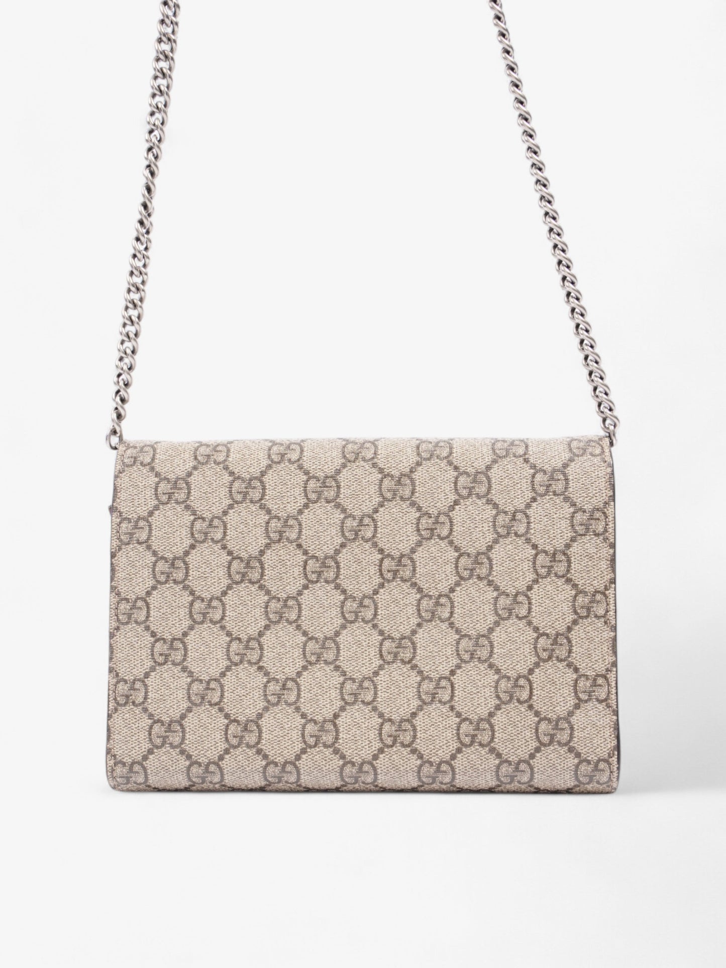 Gucci Dionysus Chain Wallet GG Supreme Coated Canvas