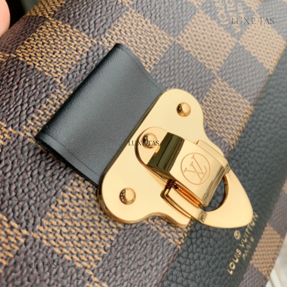 Vavin PM Damier Ebene Leather Crossbody Bag for Women