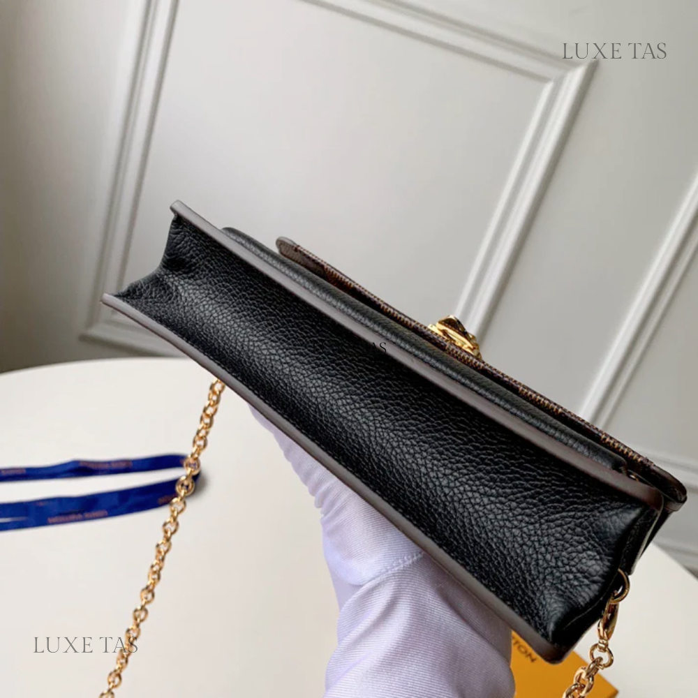 Vavin PM Damier Ebene Leather Crossbody Bag for Women