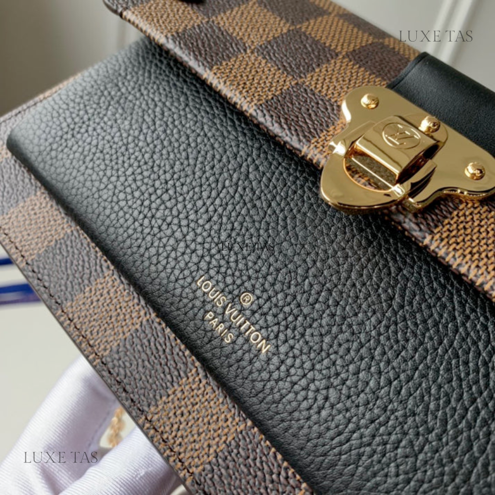 Vavin PM Damier Ebene Leather Crossbody Bag for Women