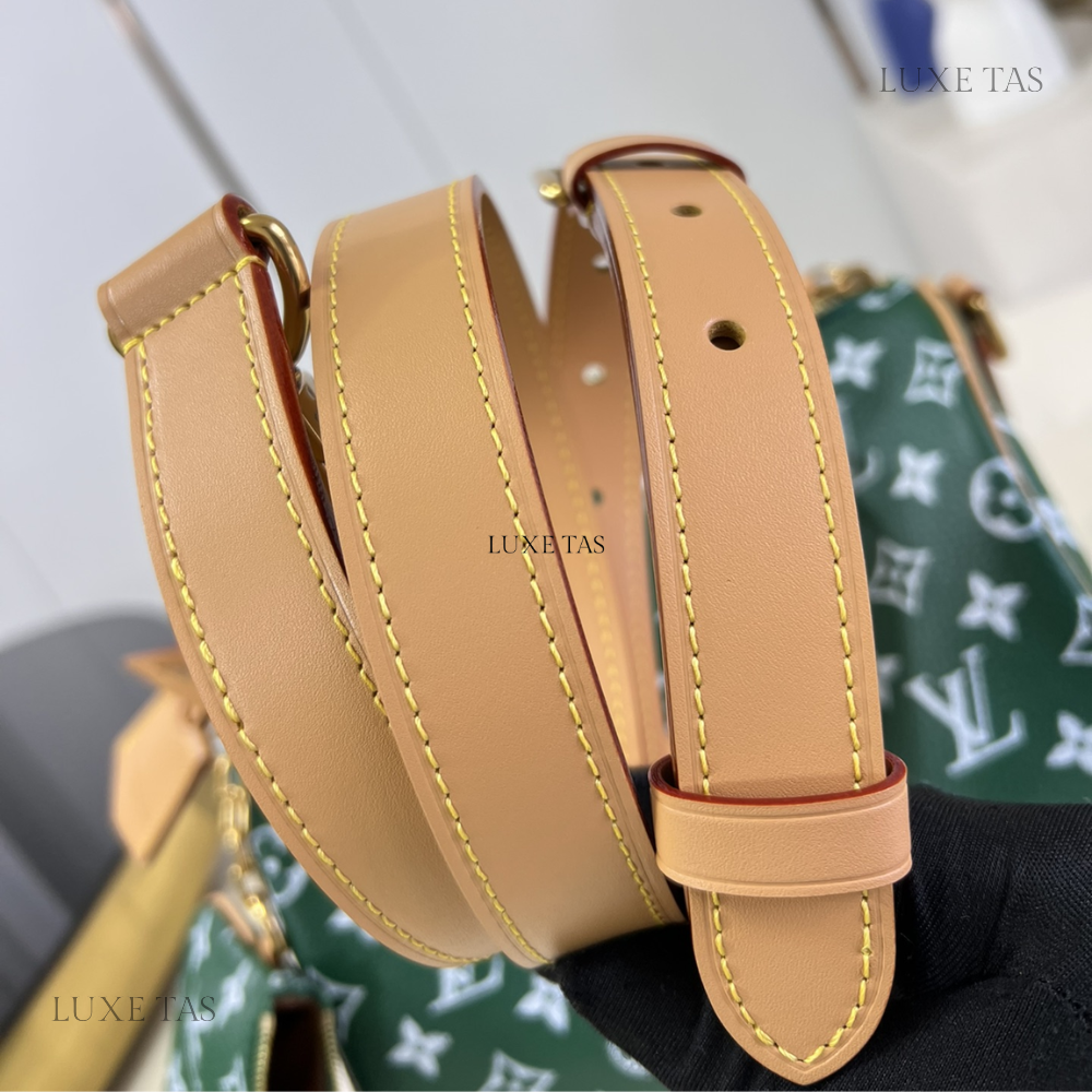 Vert Speedy P9 Bandoulière 25 Leather Crossbody Bag for Women