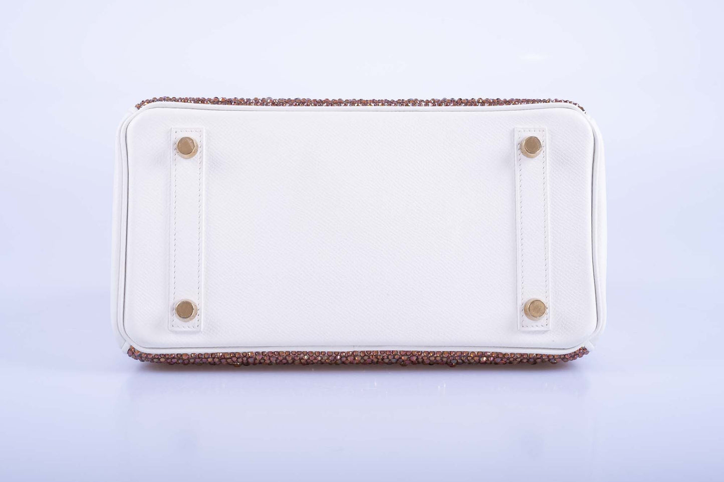 Vintage Hermès Birkin 25 'Ombré' Custom Swarovski Crystals with Gold Hardware
