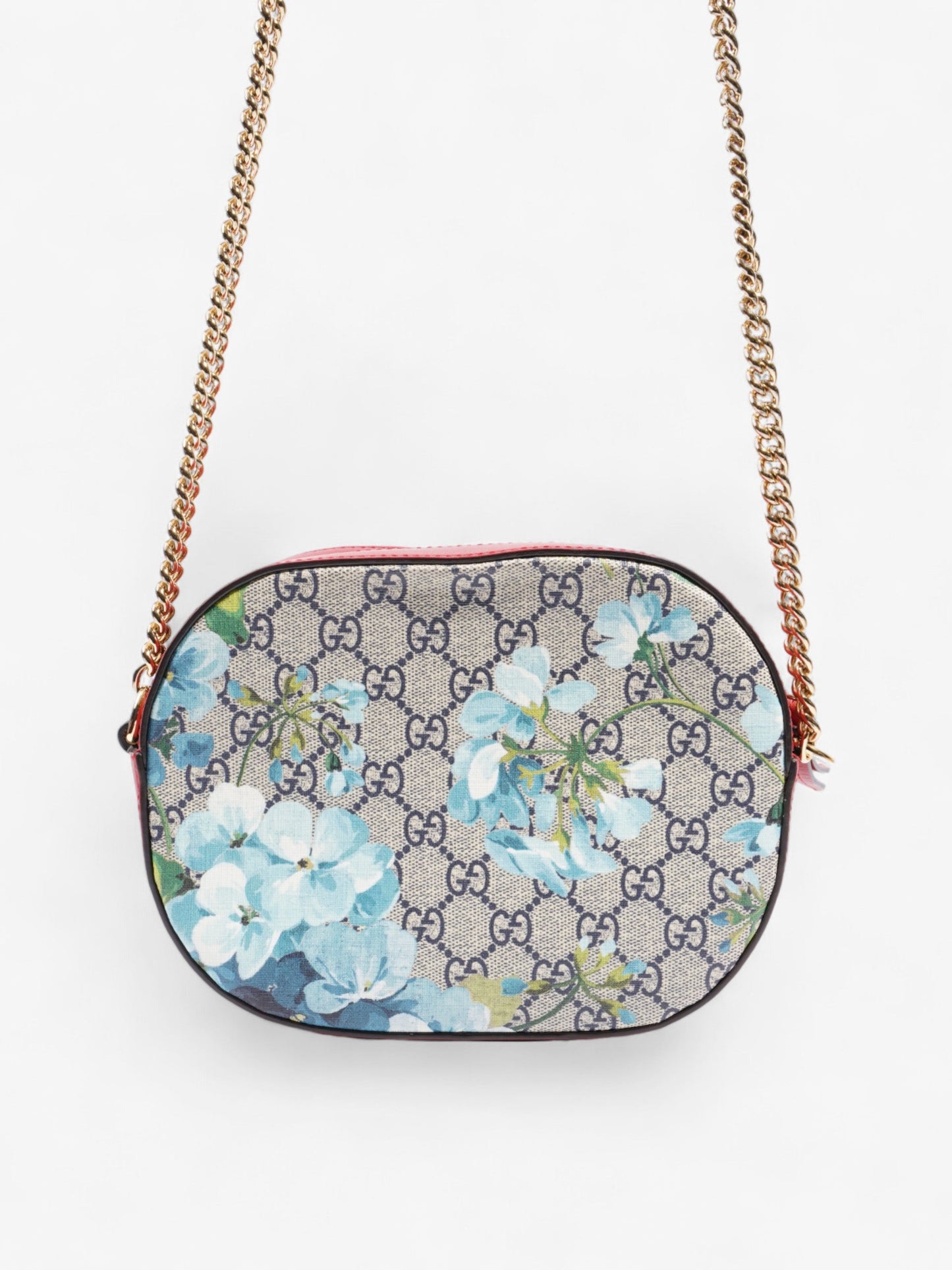 Gucci Blooms Chain GG Bloom / GG Supreme / Hibiscus Red Coated Canvas Mini