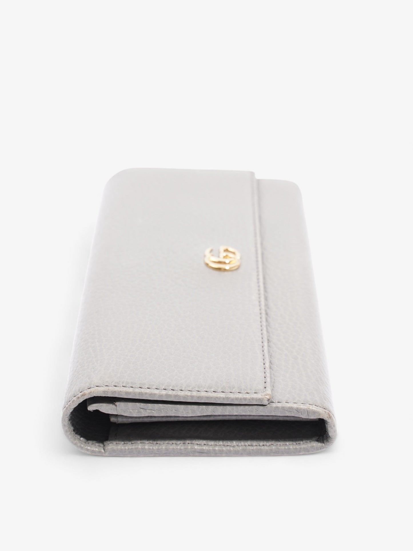 Gucci Marmont Long Wallet Grey Leather