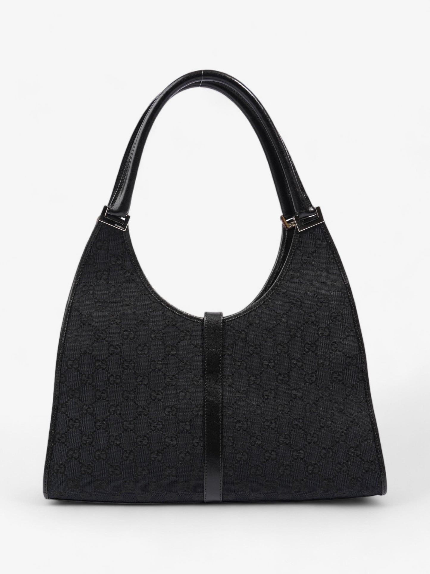Gucci Jackie Shoulder Bag Black Canvas