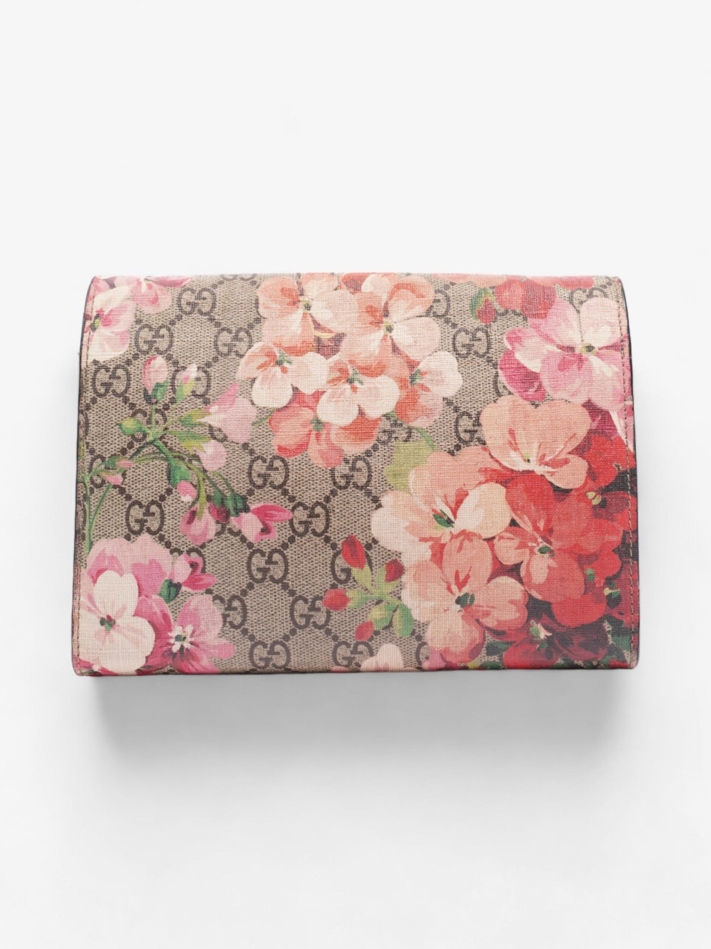 Gucci Dionysus Chain Wallet GG Supreme / Bloom Coated Canvas