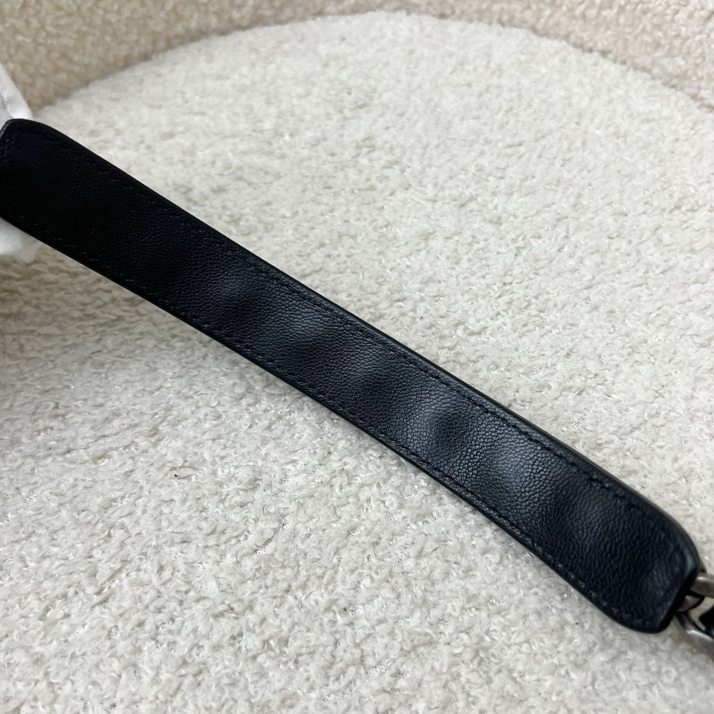 Chanel 19 Small Flap in Black Goatskin and 3-tone HW