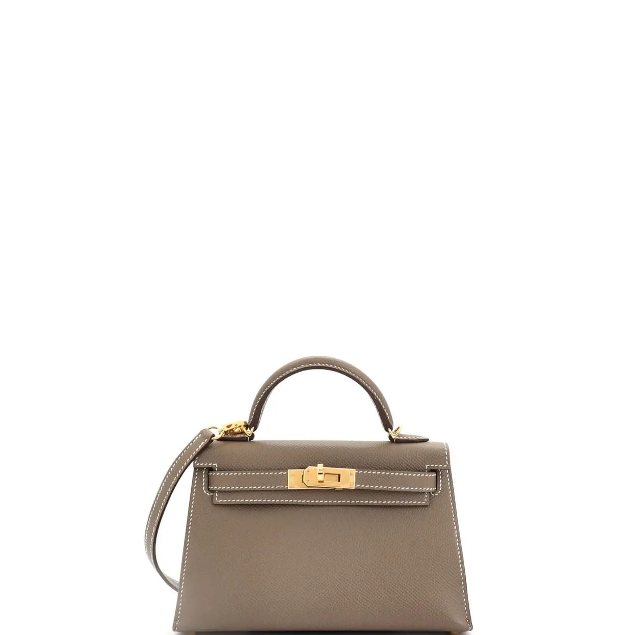 Hermes Epsom Kelly Mini Handbag