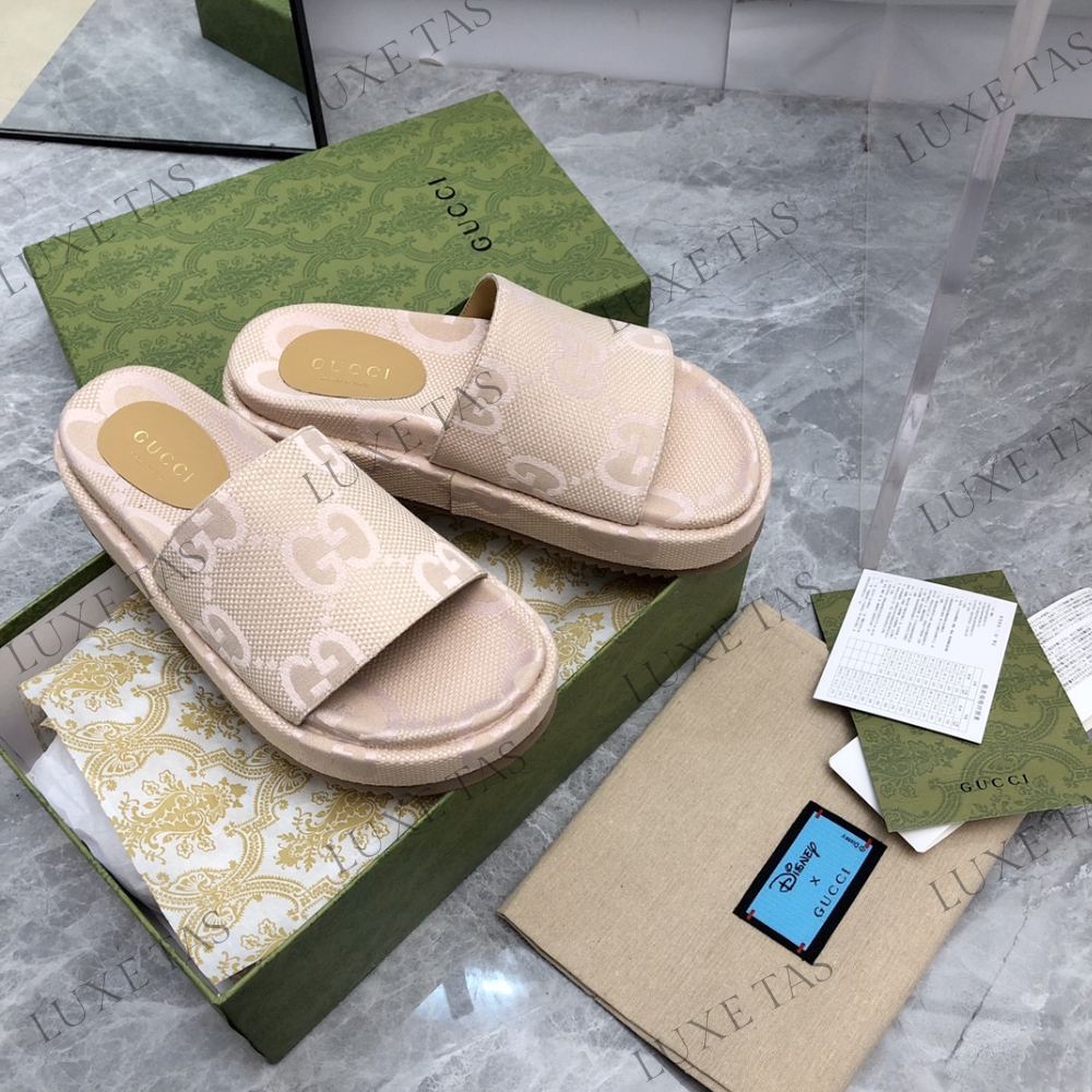 Jumbo GG Platform Slide Sandal Designer Slides & Sandals for Women