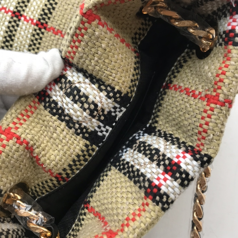 Wool Blend Cotton Bucket Bag Designer Bucket Bag for Women
