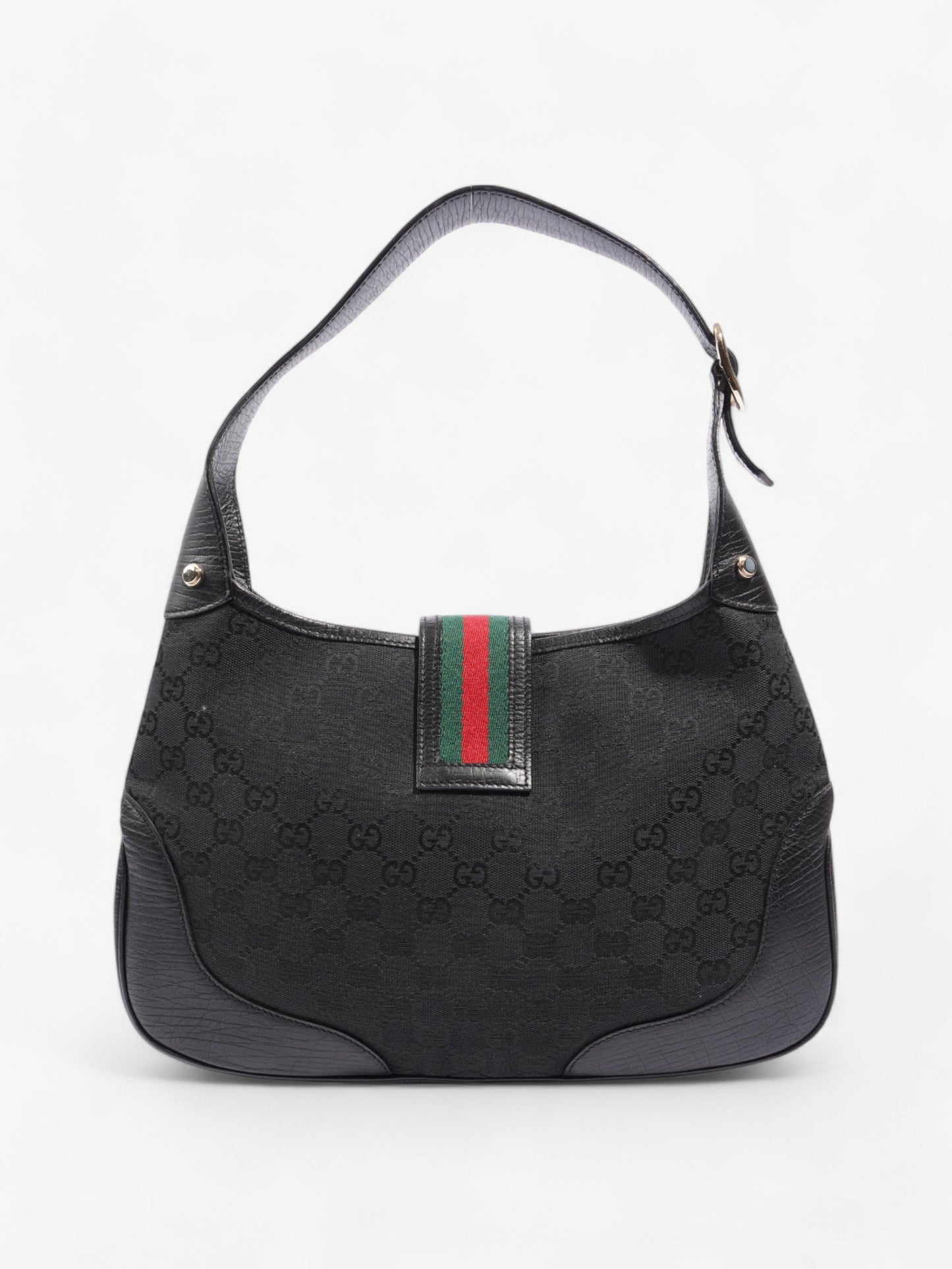 Gucci Vintage Jackie Black Canvas