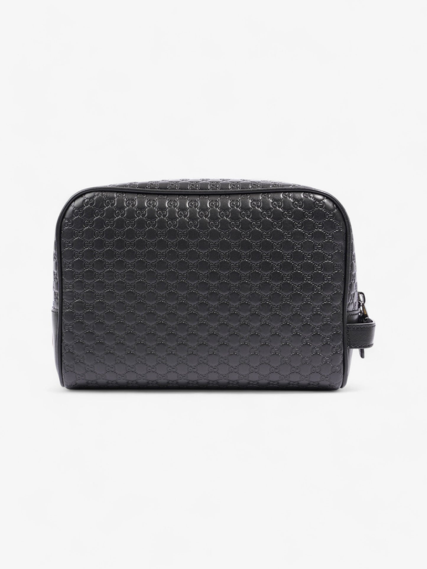 Gucci GG Wash Bag GG Supreme / Black Leather