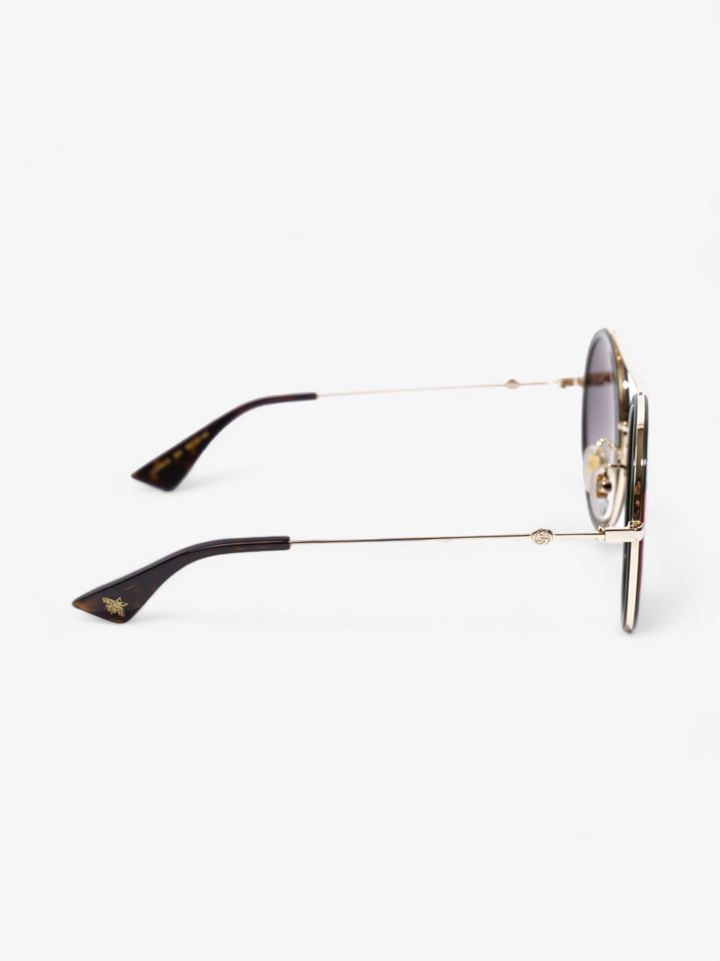 Gucci Round Sunglasses Red / Green Acetate 56mm