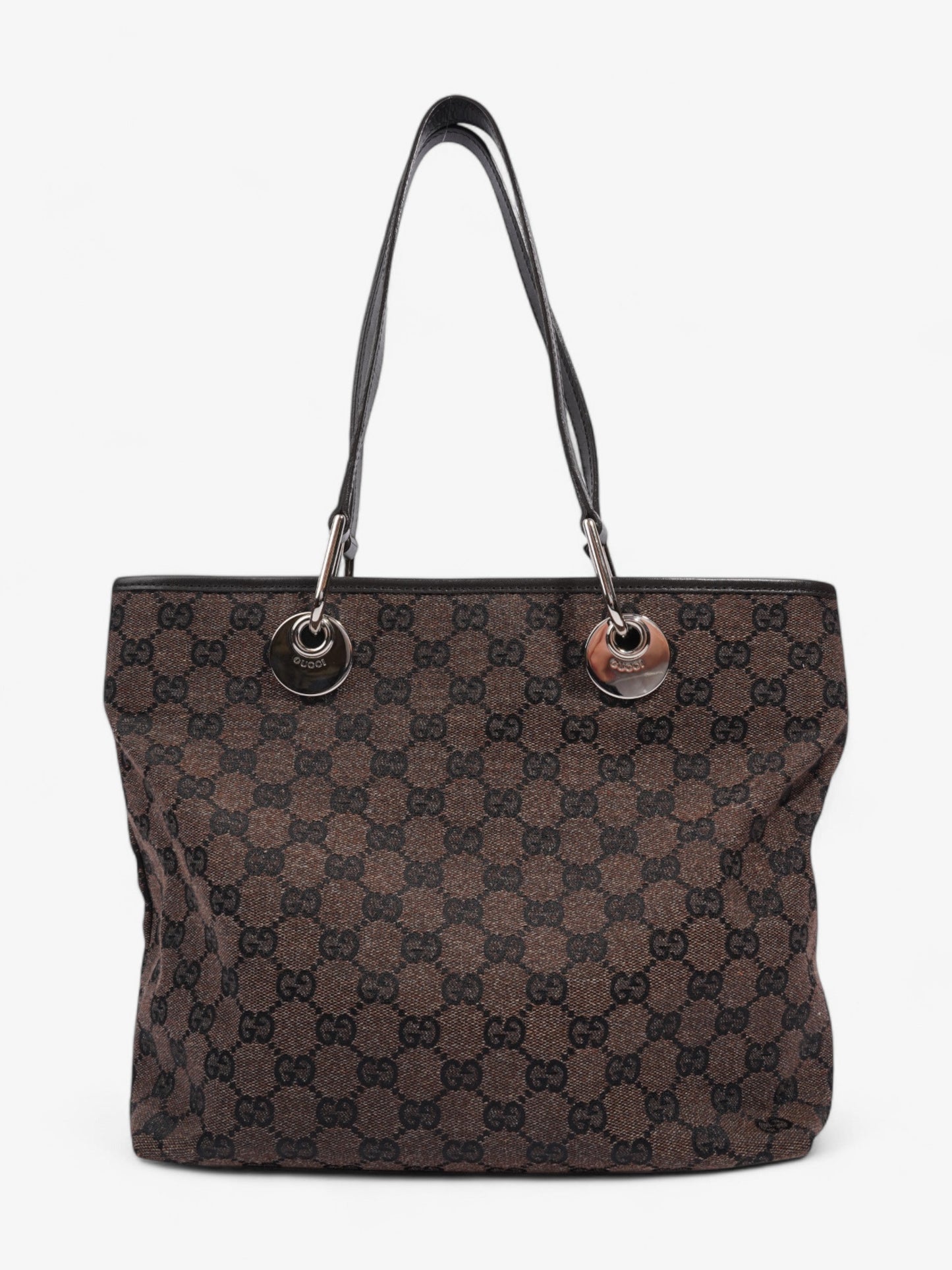 Gucci GG Tote Bag GG Supreme / Dark Brown Canvas