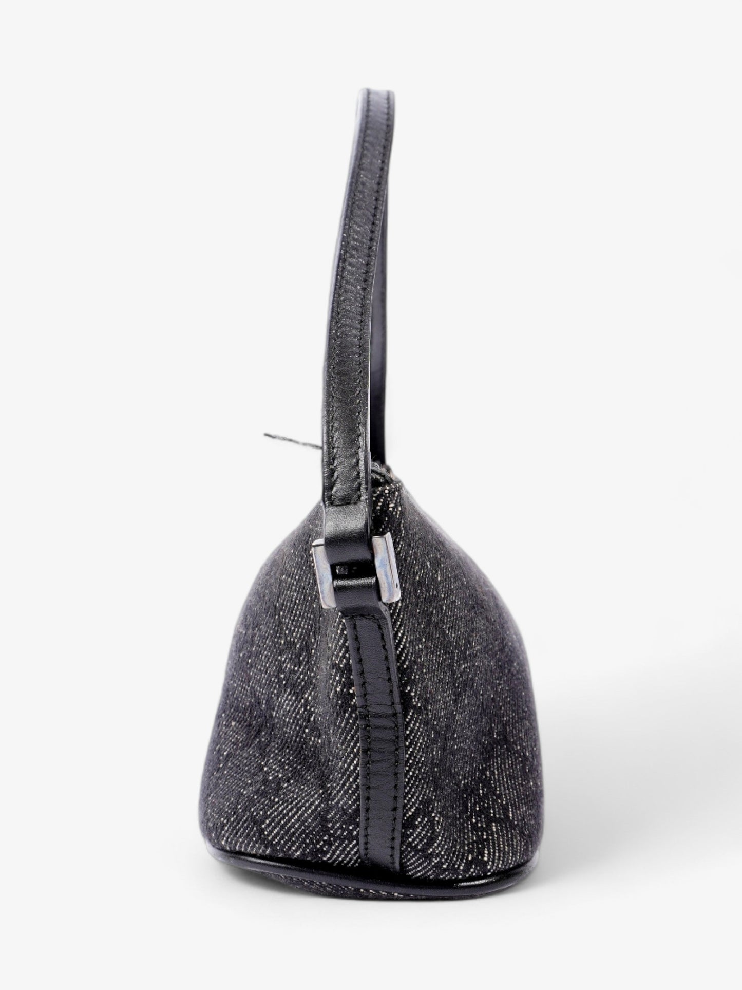 Gucci Pochette Boat Baguette Black Canvas