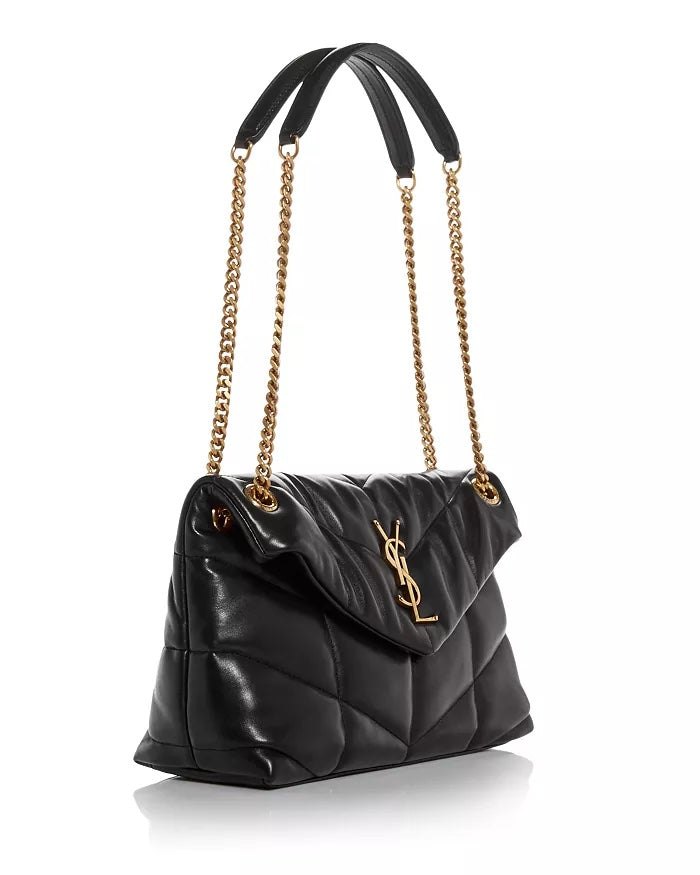 SAINT LAURENT PUFFER LOULOU SHOULDER BAG