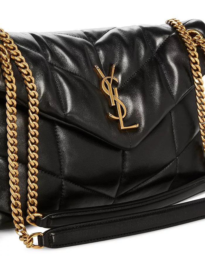 SAINT LAURENT PUFFER LOULOU SHOULDER BAG