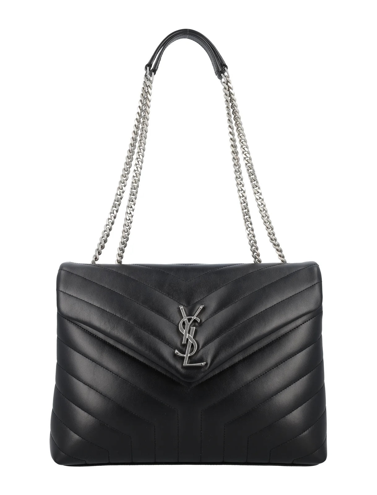 YVES SAINT LAURENT LOULOU MEDIUM CALFSKIN QUILTED SHOULDER BAG