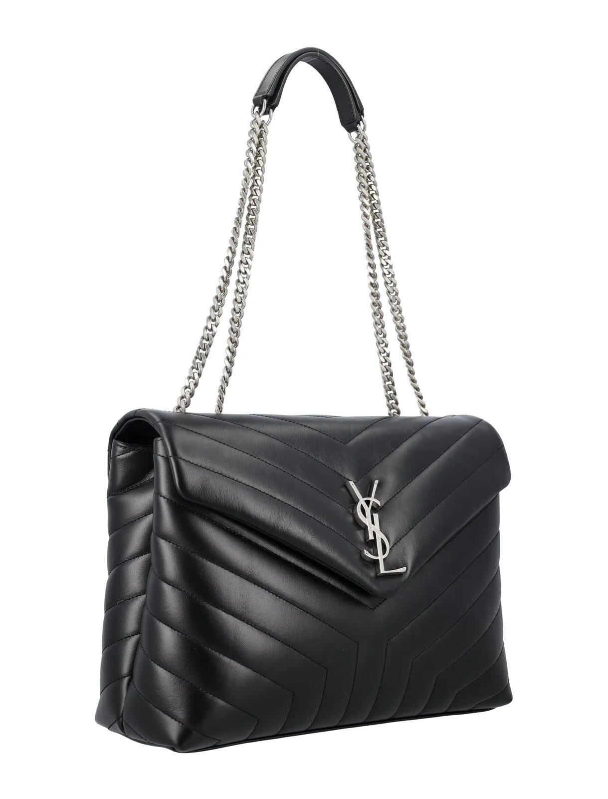 YVES SAINT LAURENT LOULOU MEDIUM CALFSKIN QUILTED SHOULDER BAG