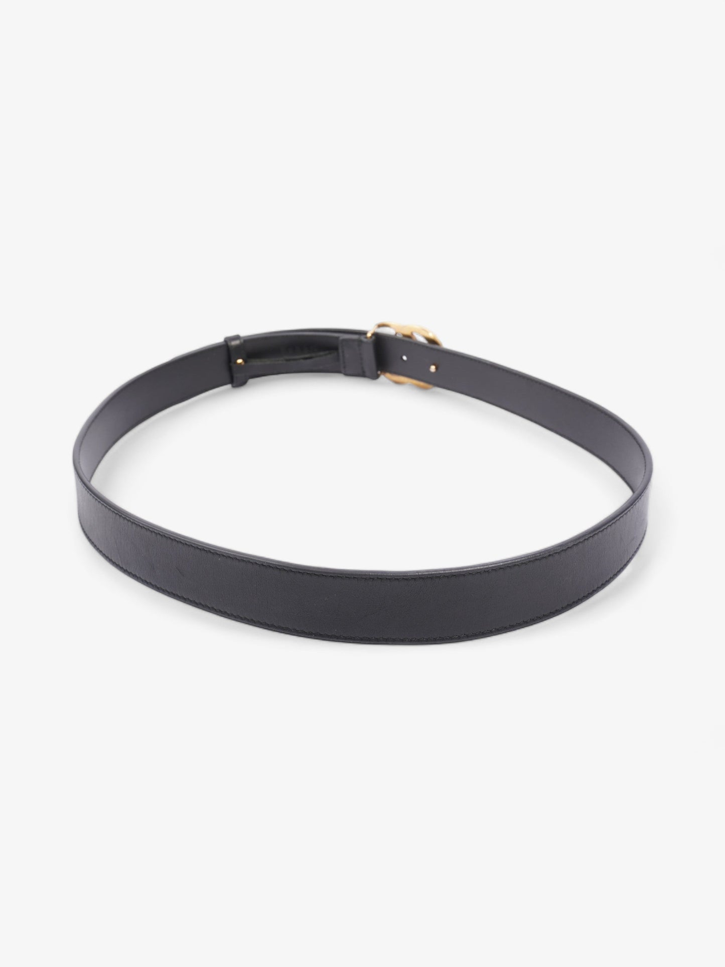 Gucci Double G Belt Black Leather 90cm 36"