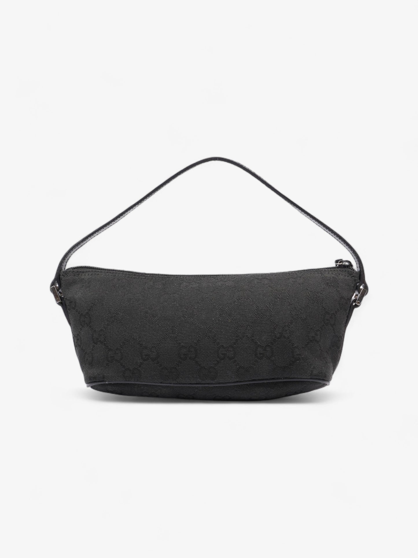 Gucci Boat Baguette Black Canvas