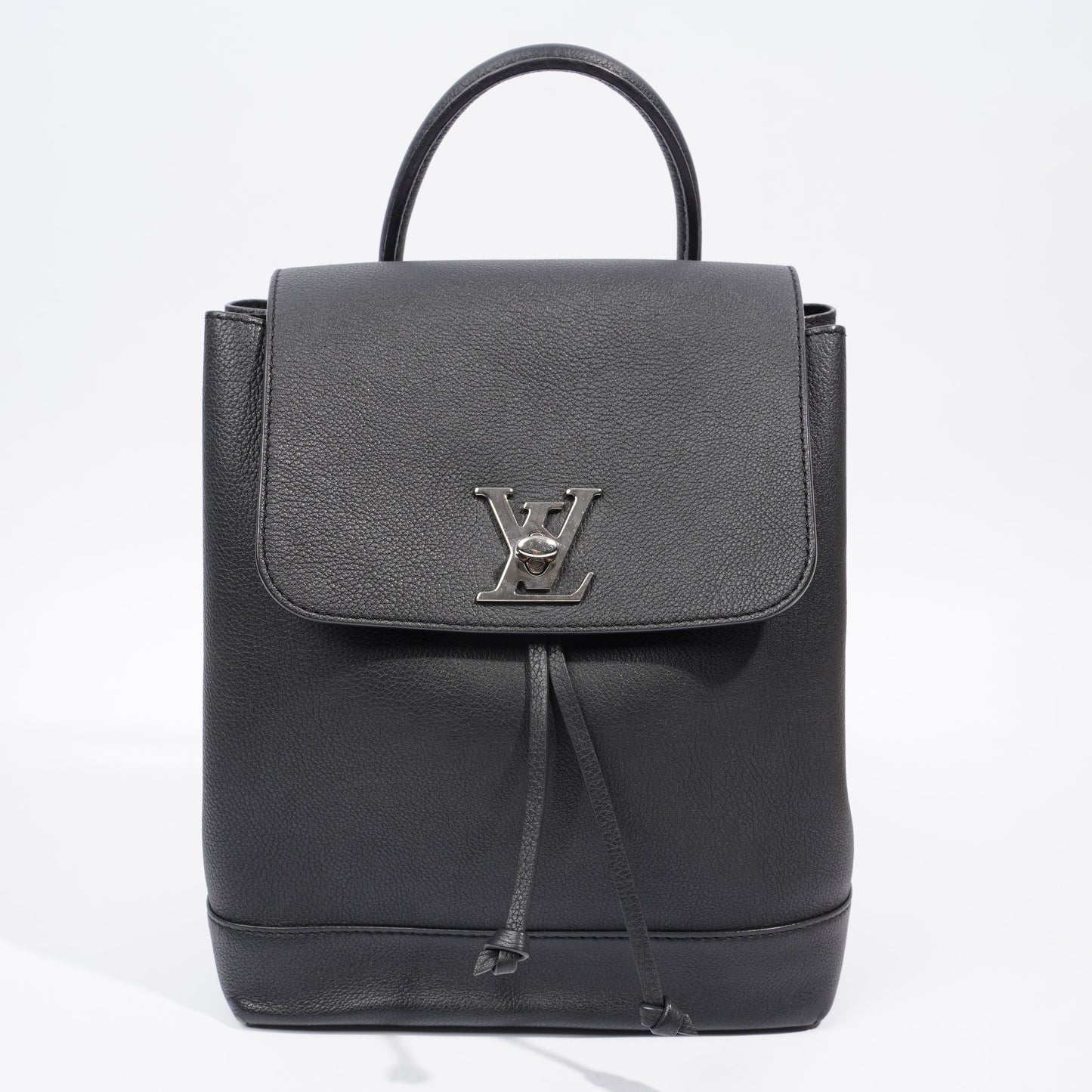 Louis Vuitton Lock Me Backpack Black Taurillon Leather Mini