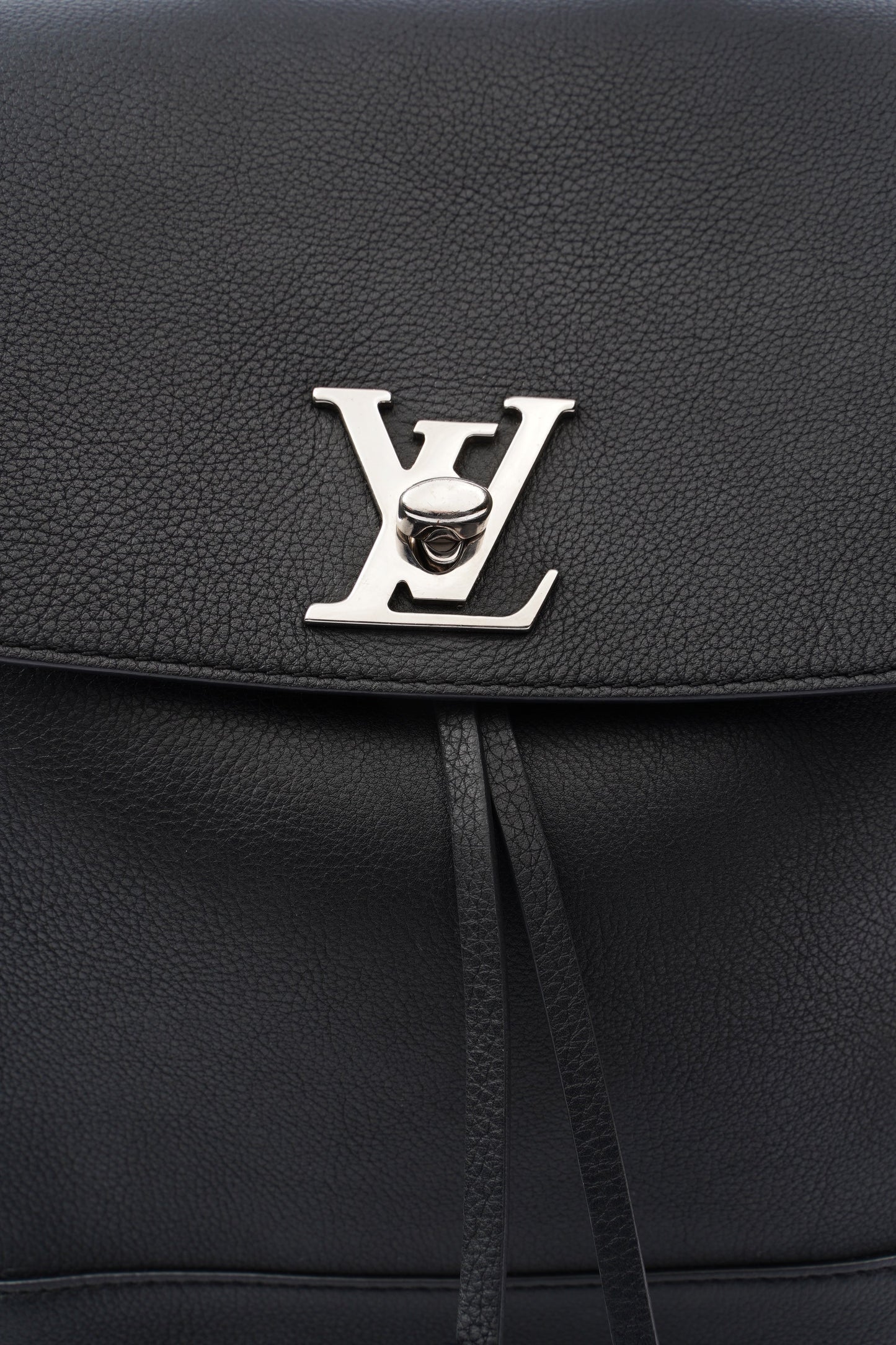 Louis Vuitton Lock Me Backpack Black Taurillon Leather Mini
