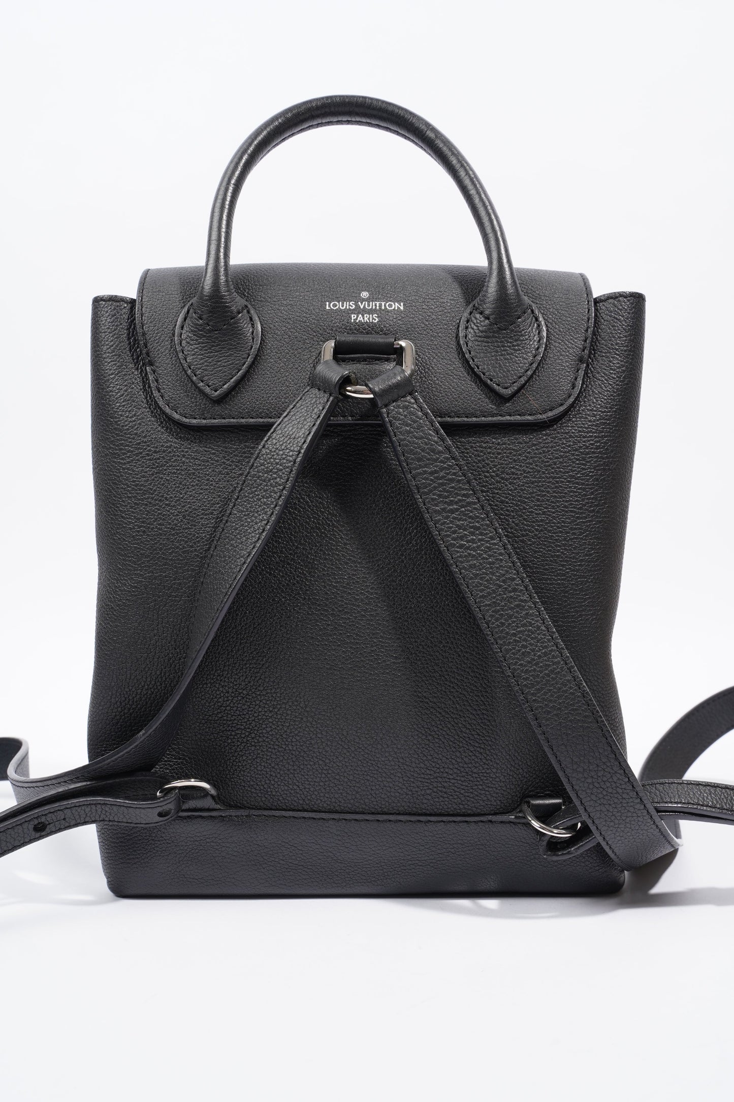 Louis Vuitton Lock Me Backpack Black Taurillon Leather Mini