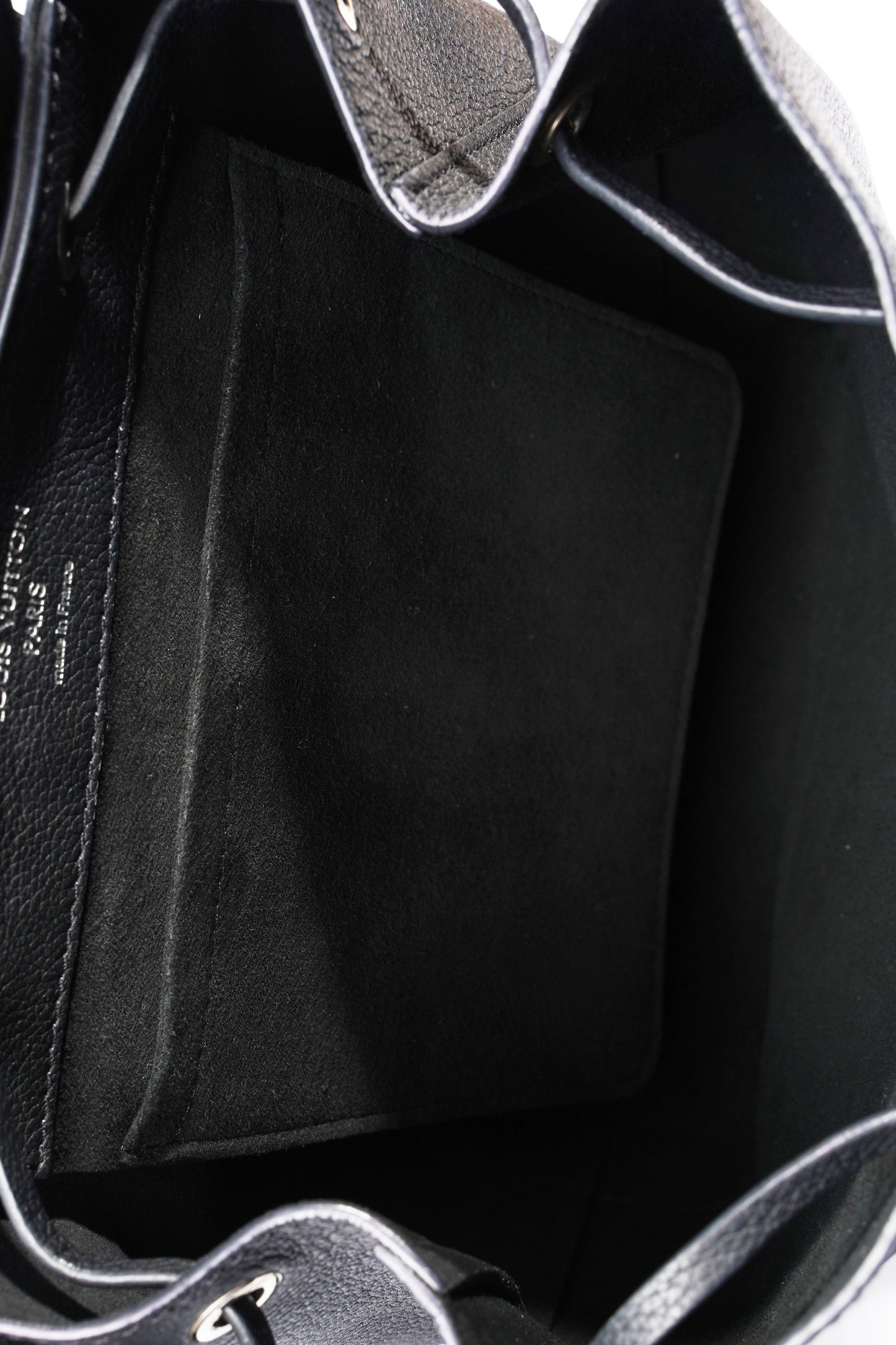 Louis Vuitton Lock Me Backpack Black Taurillon Leather Mini