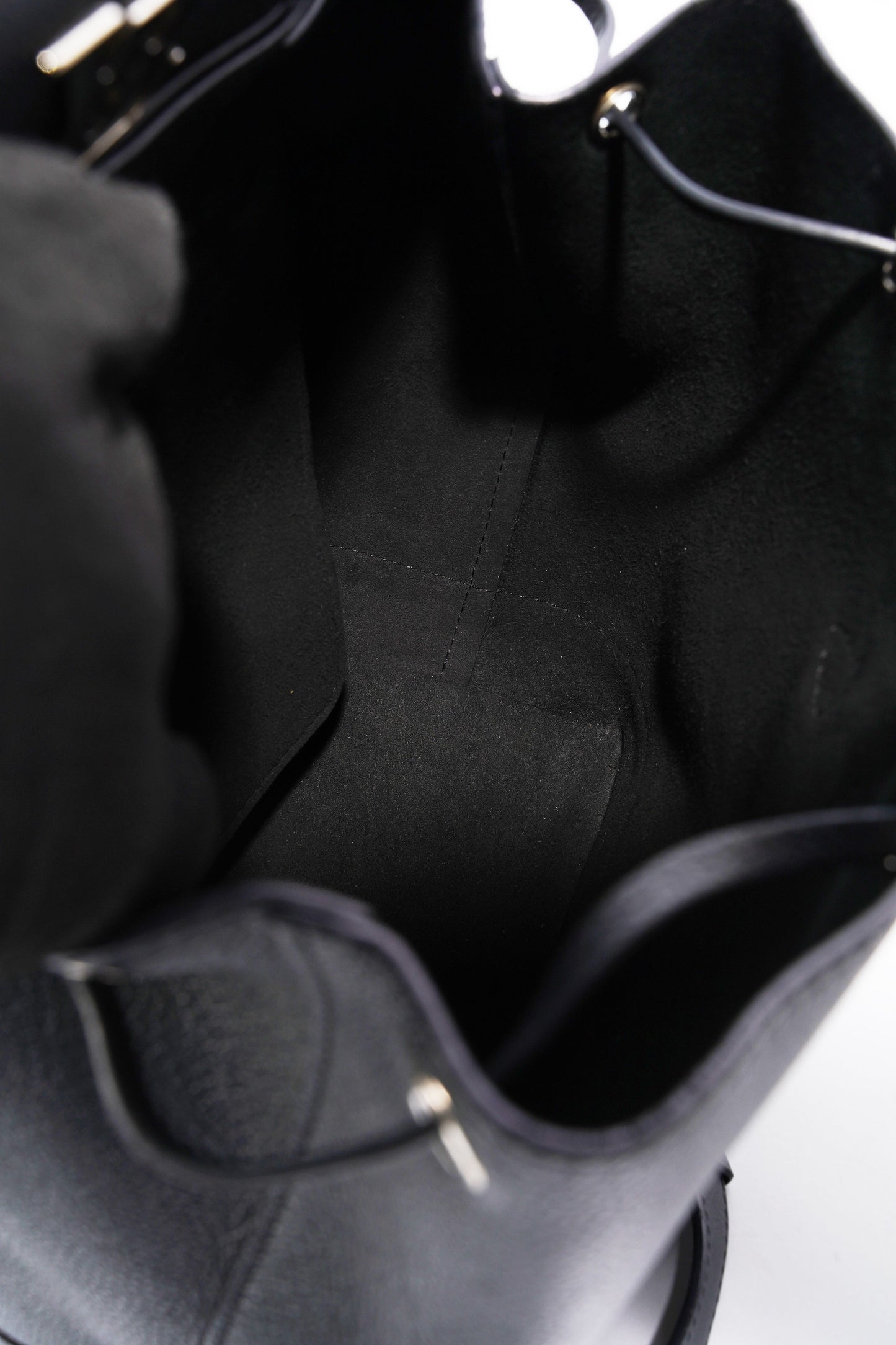 Louis Vuitton Lock Me Backpack Black Taurillon Leather Mini