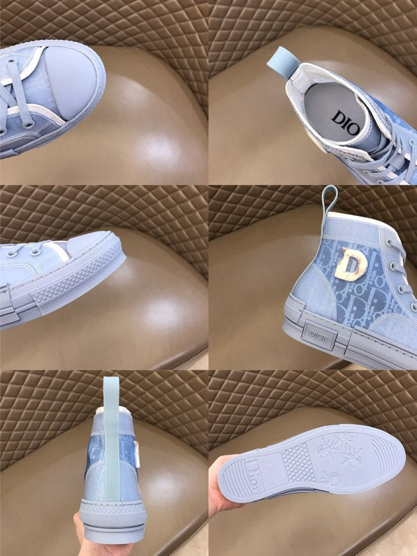 Christian Dior B23 BLUE HIGH-TOP SNEAKER