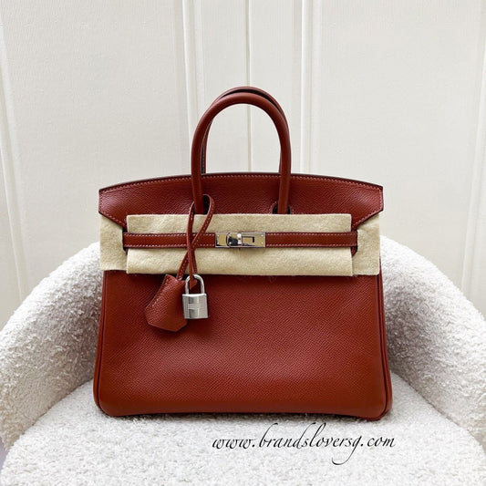 Hermes Birkin 25 in (Likely Brique) Epsom Leather and PHW