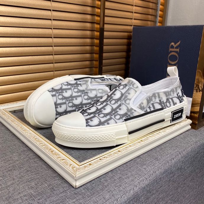 Christian Dior B23 Slip Black And White LOW-TOP SNEAKER