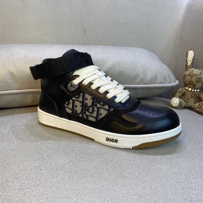 Christian Dior B27 BLACK HIGH-TOP SNEAKER
