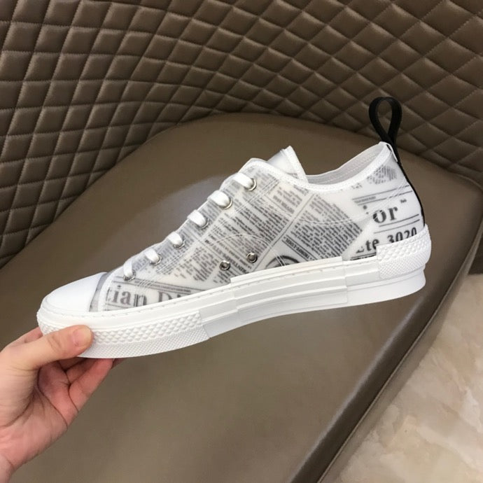 Christian Dior B23 Newspaper LOW-TOP SNEAKER