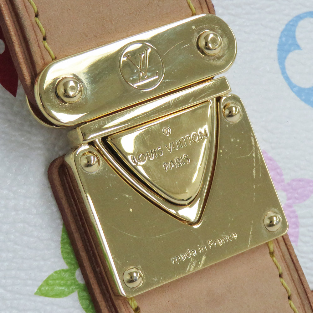 Louis Vuitton Monogram Multicolor Charley M40049 Bronze Shoulder Bag Backpack Pochette White 2w