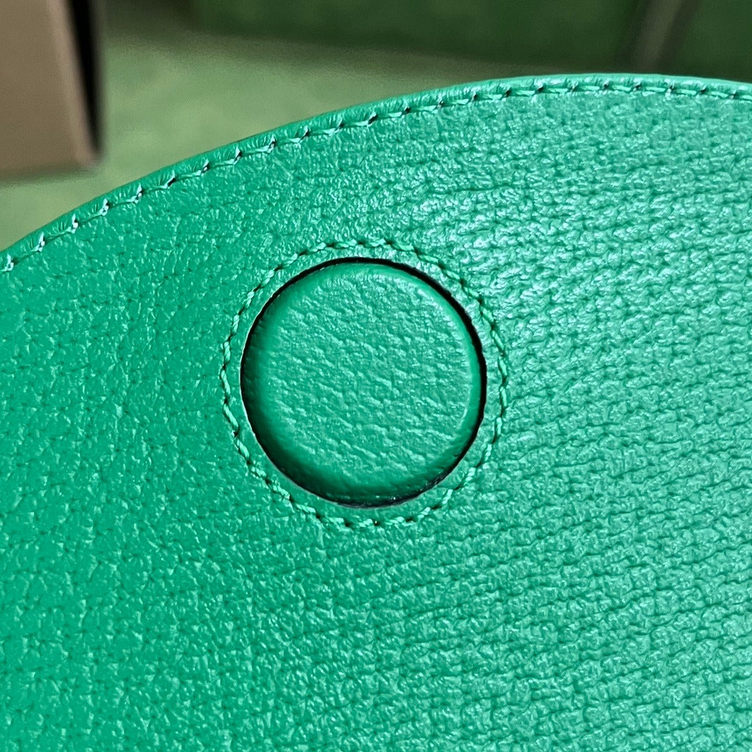 a x G Mini Bag Green Leather Mini Bag for Women