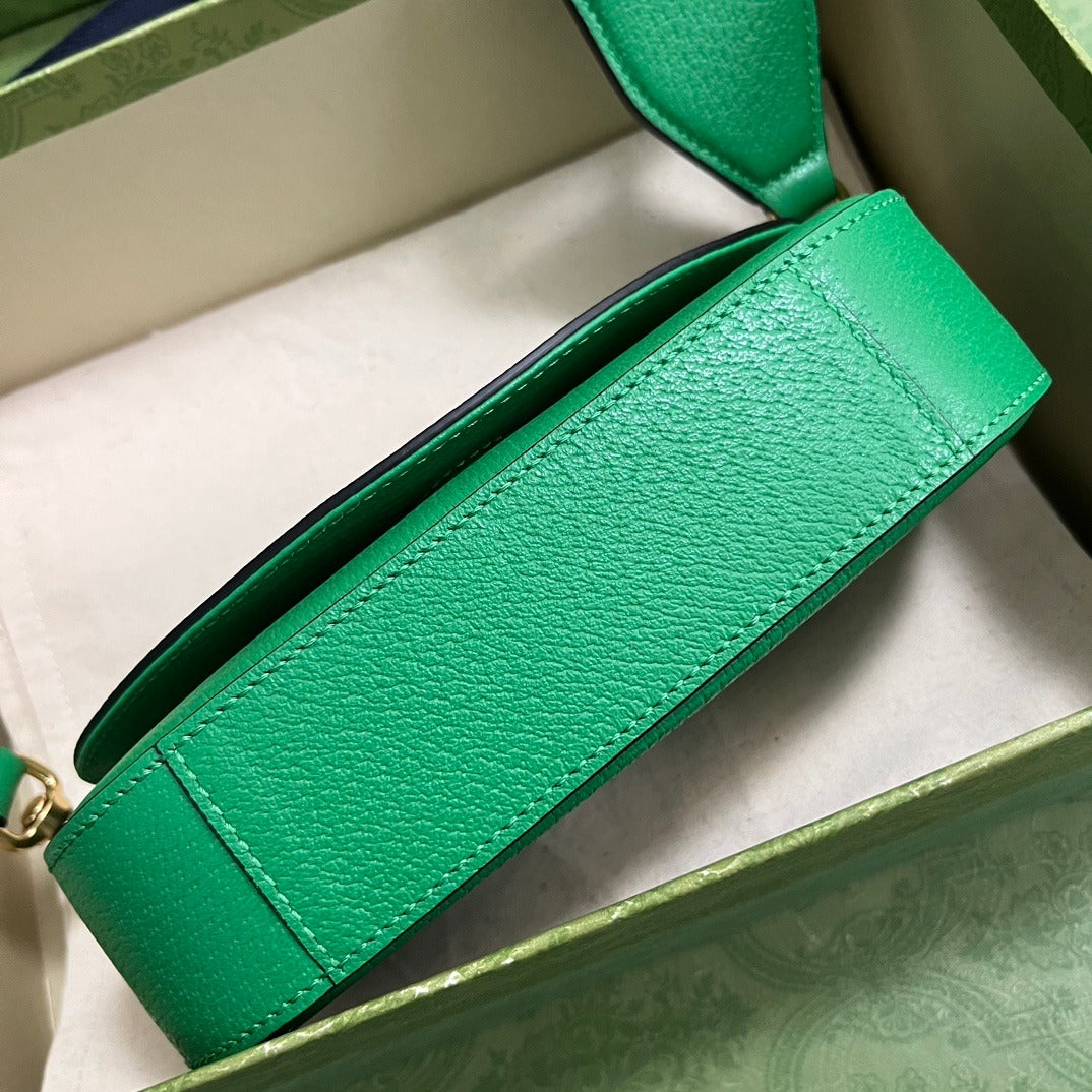 a x G Mini Bag Green Leather Mini Bag for Women