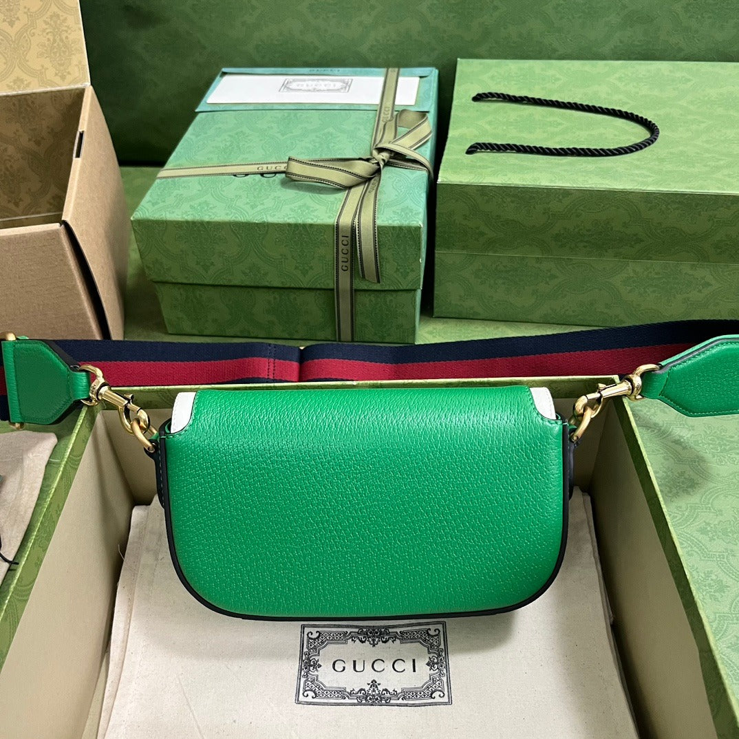 a x G Mini Bag Green Leather Mini Bag for Women
