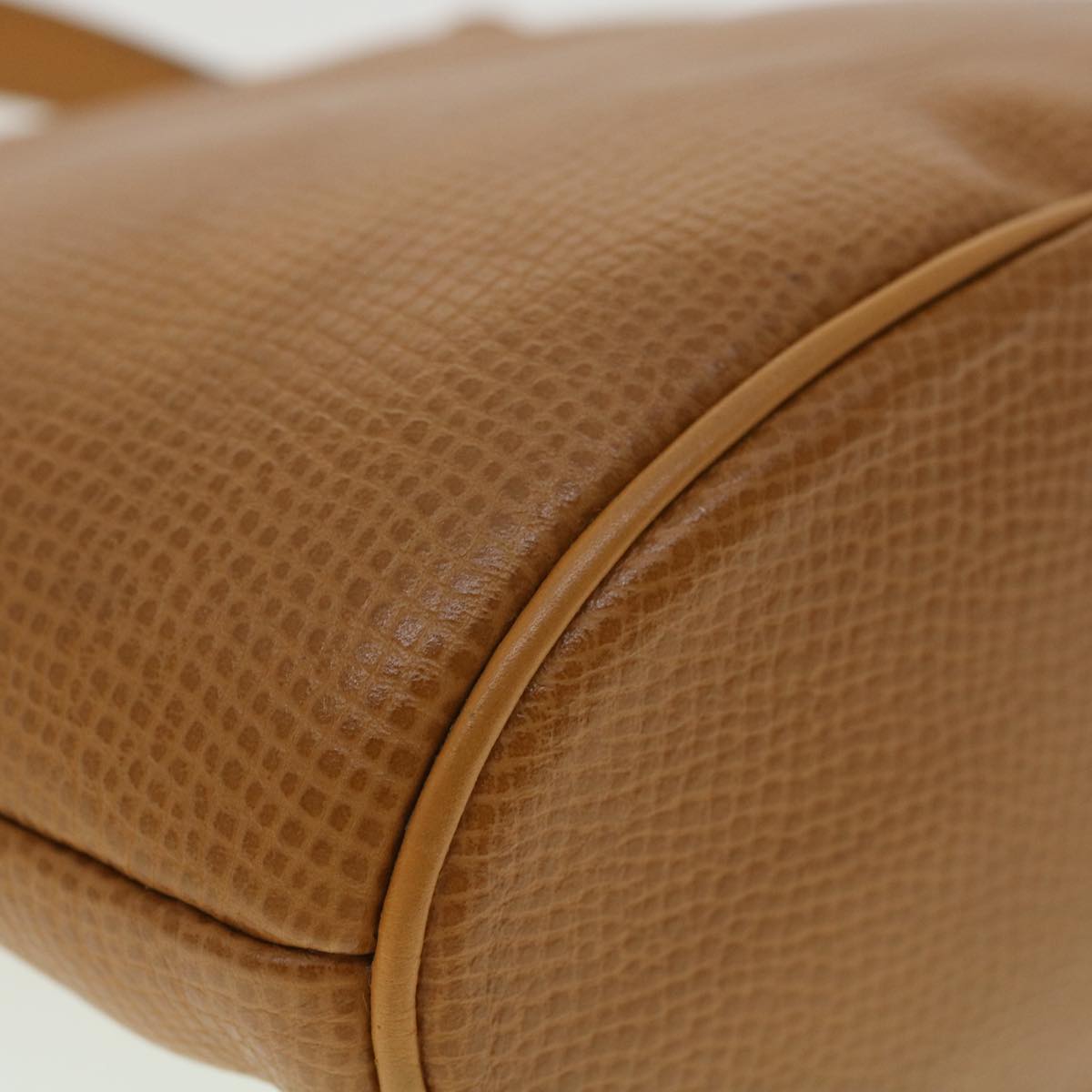 CHRISTIAN DIOR Hand Bag Leather 2way Brown Auth am3766