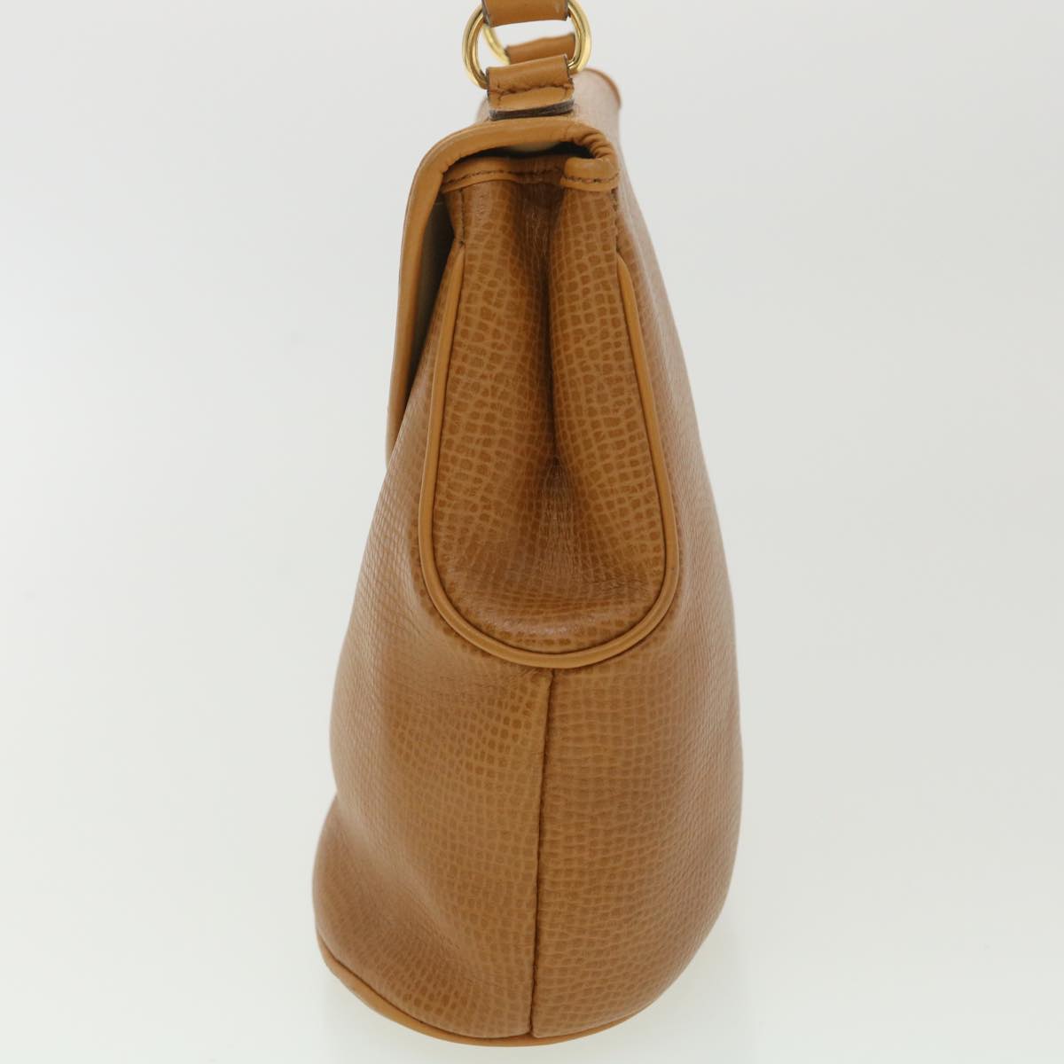 CHRISTIAN DIOR Hand Bag Leather 2way Brown Auth am3766