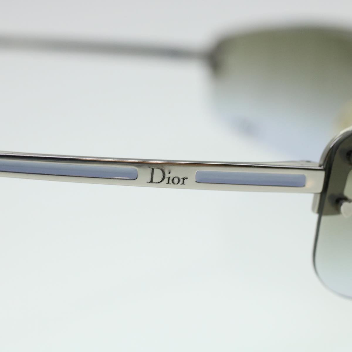 CHRISTIAN DIOR Gradation Sunglasses Dark Brown Lavende Auth am4519