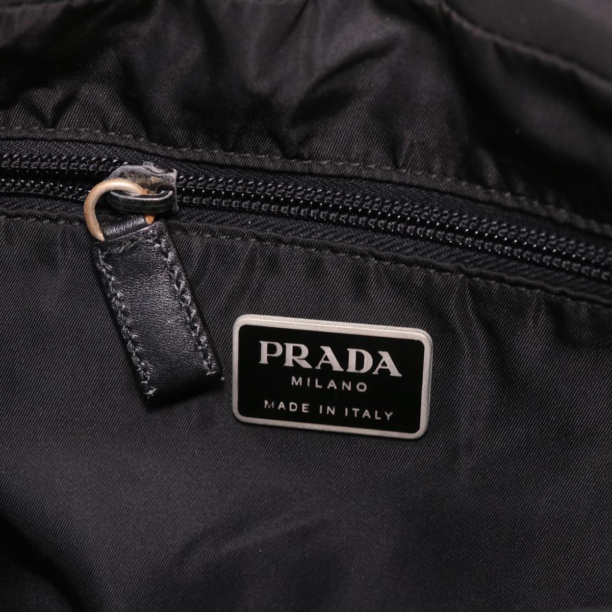 PRADA Backpack Nylon Black ar9171